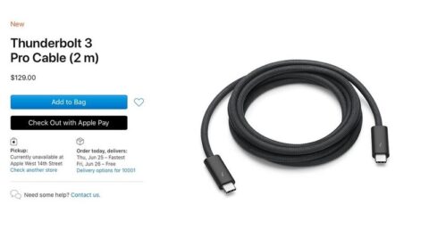 Apples $129 Thunderbolt 3 Pro Cable Is Not Over Priced