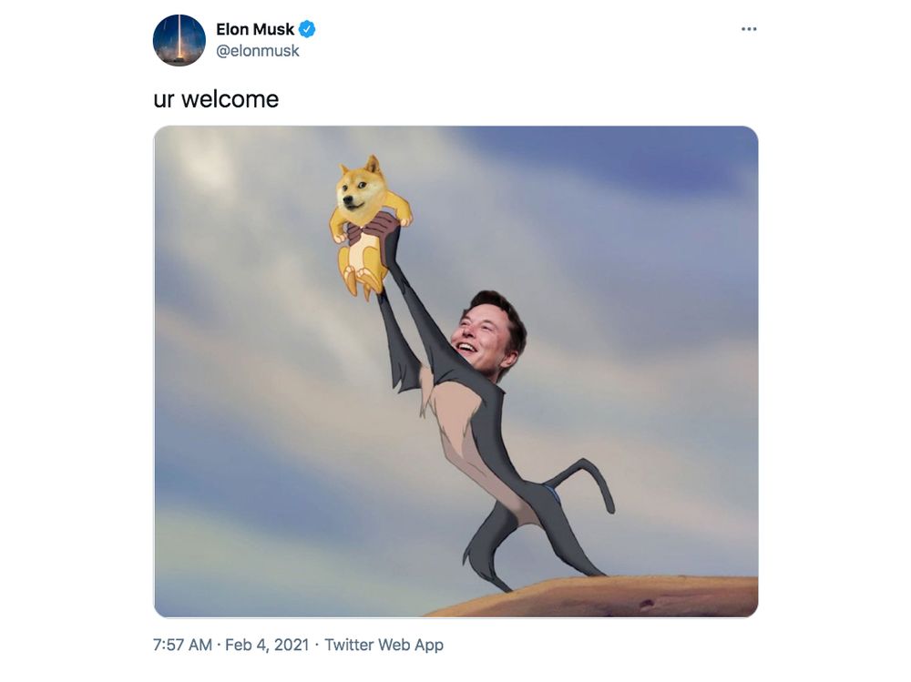 Elon Musk Helping Dogecoin Reach $1