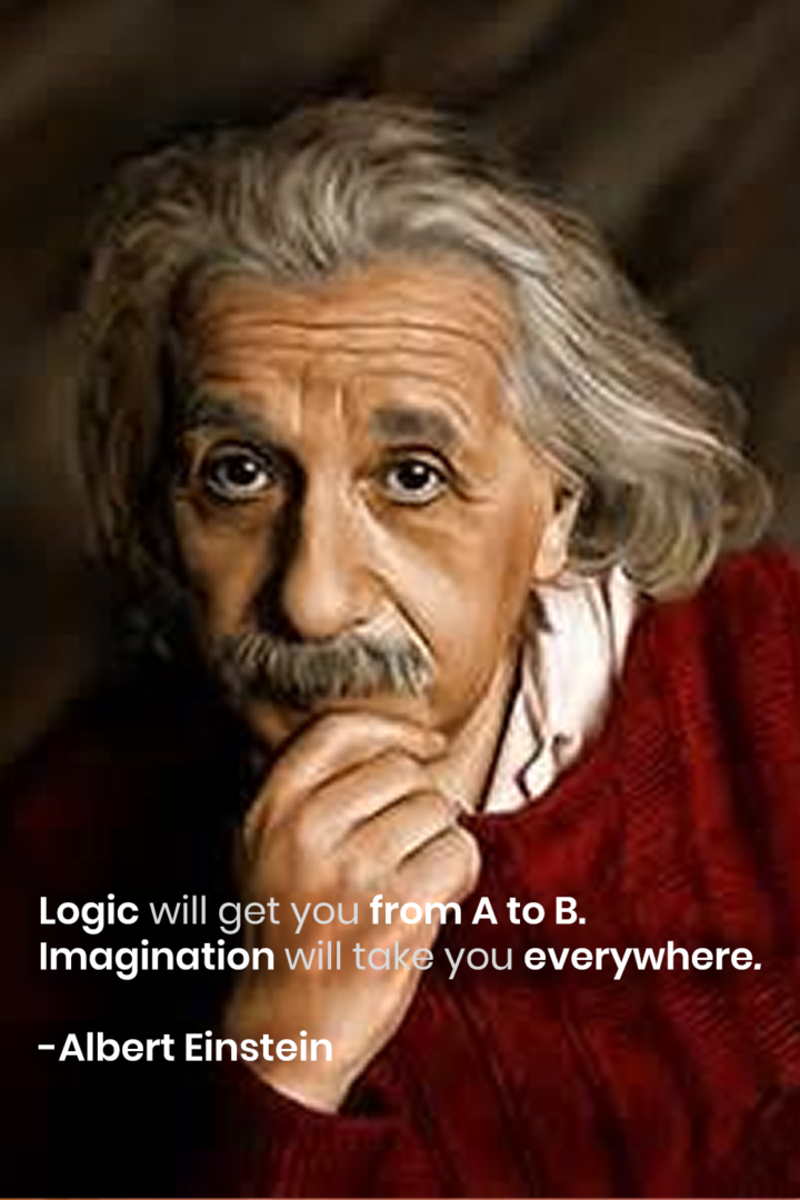 Logic Will Get You From A To B. Imagination Will Take You Everywhere