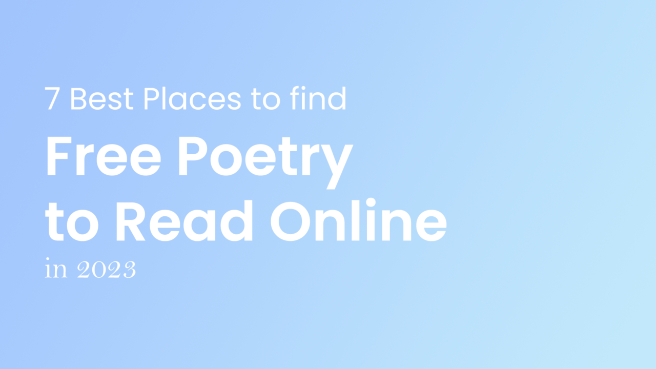 Free Poetry To Read Online