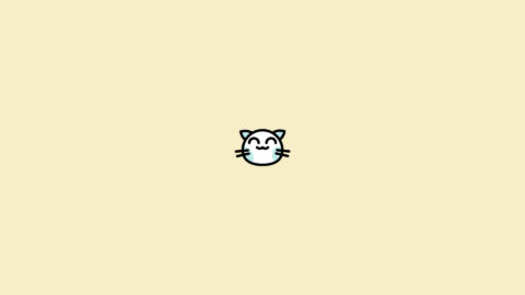 Smiling Cat Minimalist Aesthetic Laptop W7tdy6qavrgzco3f