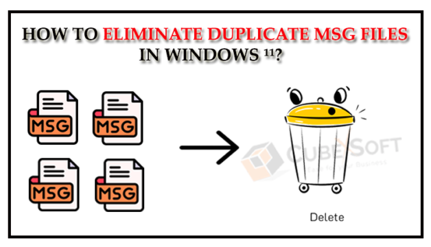 How To Eliminate Duplicate Msg Files In Windows 11