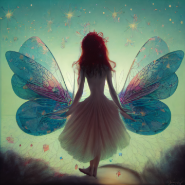 Fairy Kancolle Butterfly Women Wings Digital Art Artwork Fantasy Art Fantasy Girl Redhead 2176377