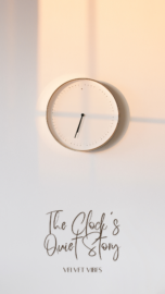 Orange Clock Photocentric Minimalist Bible Verse Instagram Story