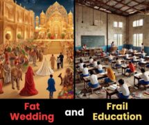 Fat Wedding Vs Frail Education