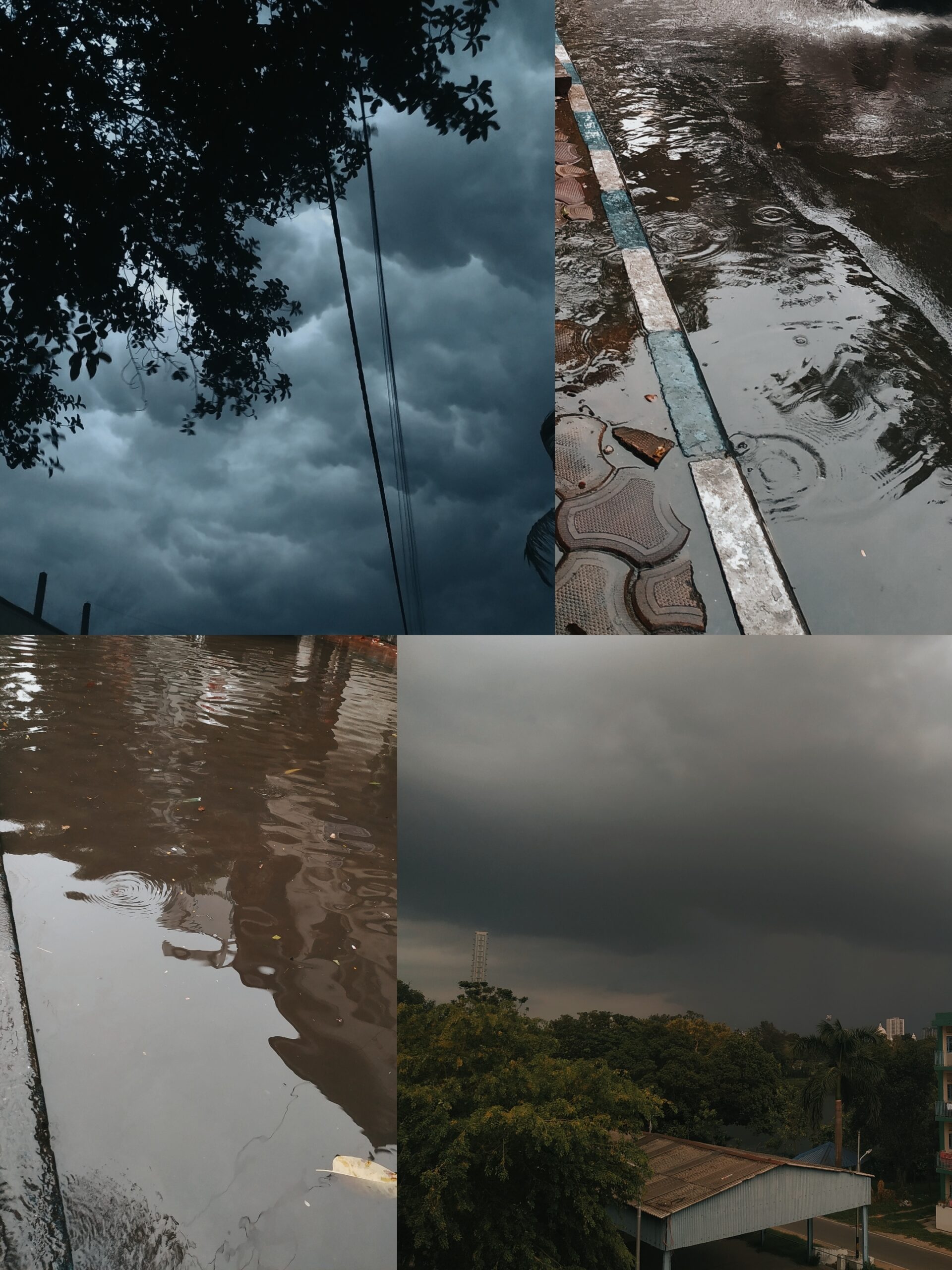 Rainy And Overcast Day.