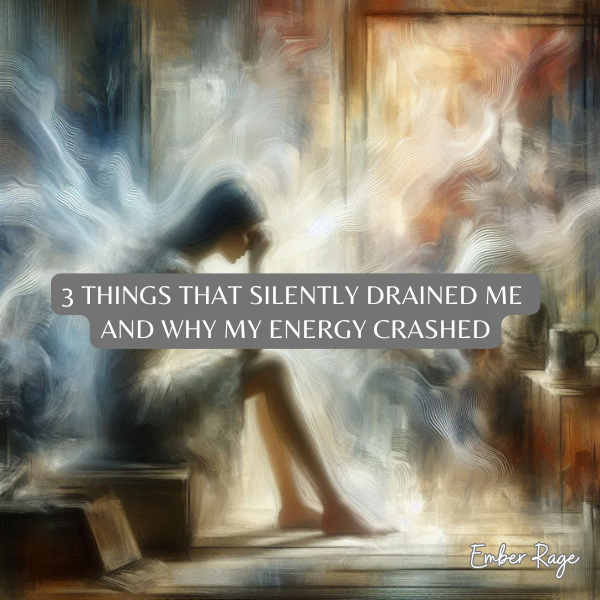 3 Things That Silently Drained Me And Why My Energy Crashed Ember Rage