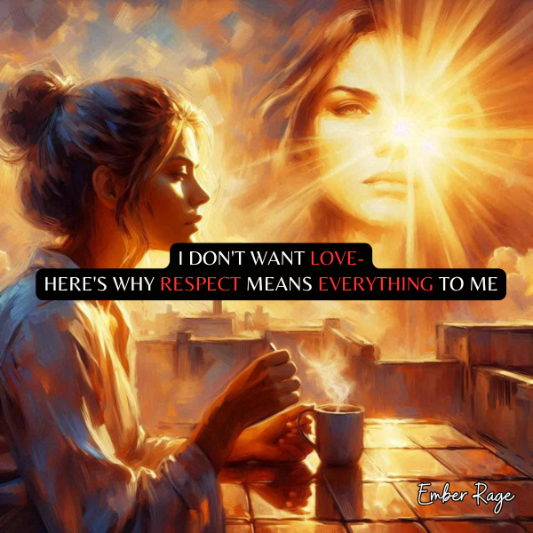 I Don't Want Love—here's Why Respect Means Everything To Me Ember Rage Milyin