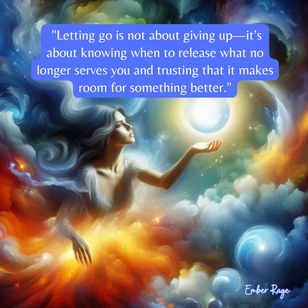True Strength Is Letting Go Quotes Ember Rage