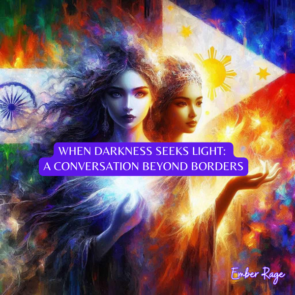 When Darkness Seeks Light A Conversation Beyond Borders Ember Rage Milyin