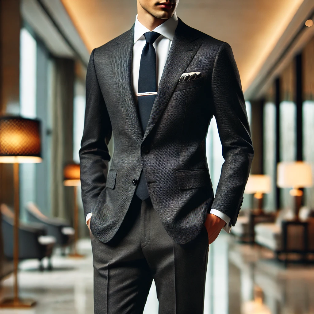 A Man Wearing A Suit