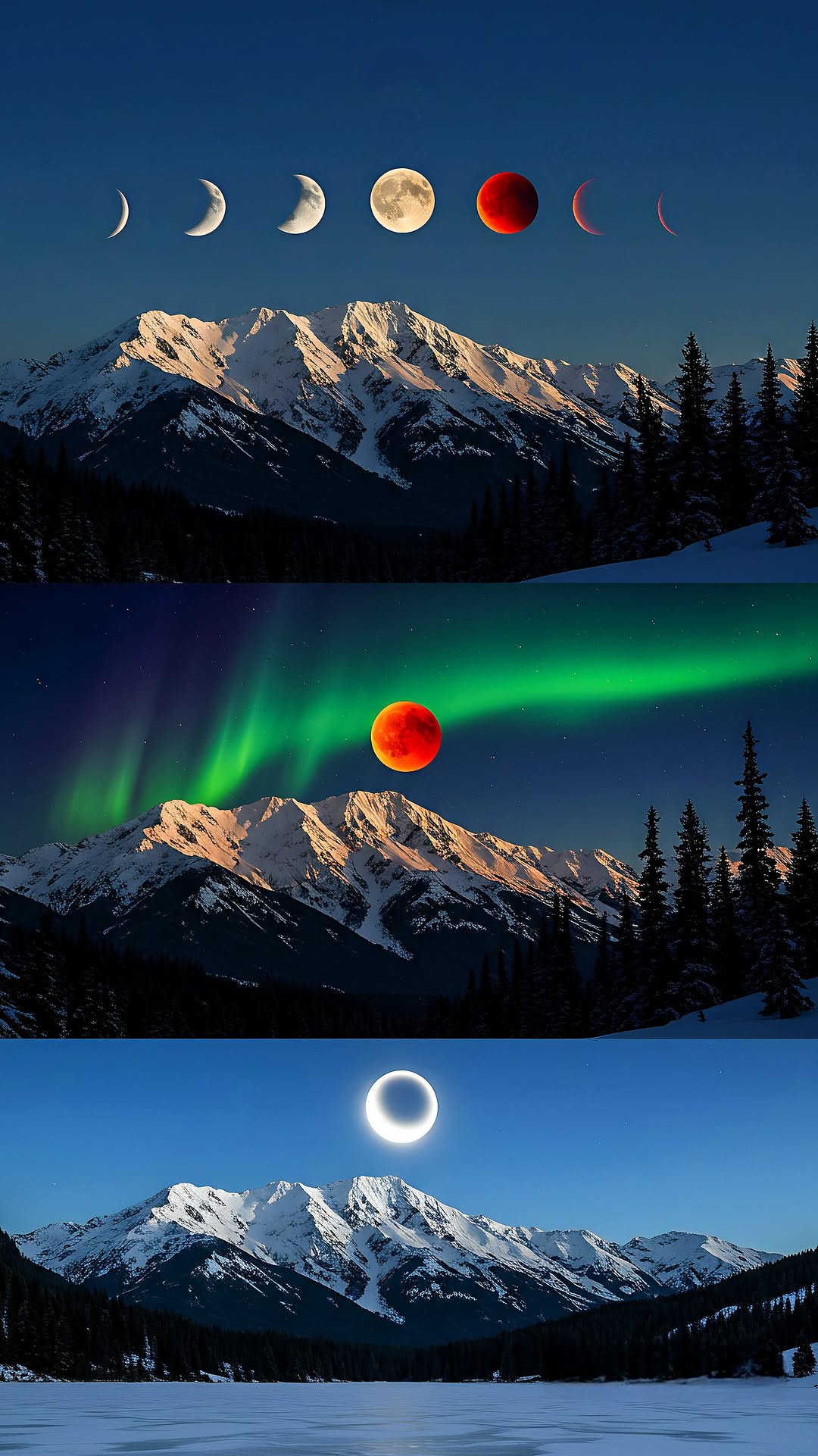 Blood Moon Total Lunar Eclipse ✨ • Visibility Across Most Of The Usa Best For The East Coast. • What It Will Look Like The Moon Will Turn A Deep 2
