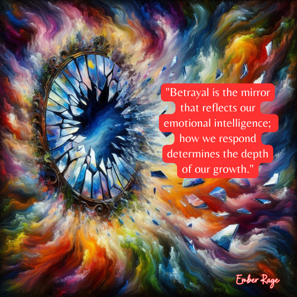 How Betrayal Mirrors Our Emotional Intelligence The Path To Growth Quotes Ember Rage