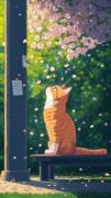 Lost In The Beauty Of The Moment As Petals Dance With The Wind. 🍃✨ A Gentle Reminder To Pause Breathe And Embrace The Simple Joys Around Us. Cat (