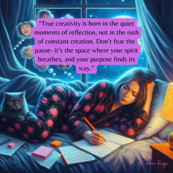 The Power Of Pause Unlocking Creativity Through Quiet Reflection Quotes Ember Rage