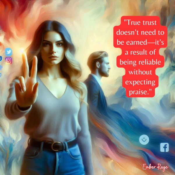 Trust Is A Result Of Integrity, Not Proving Yourself Quotes Ember Rage