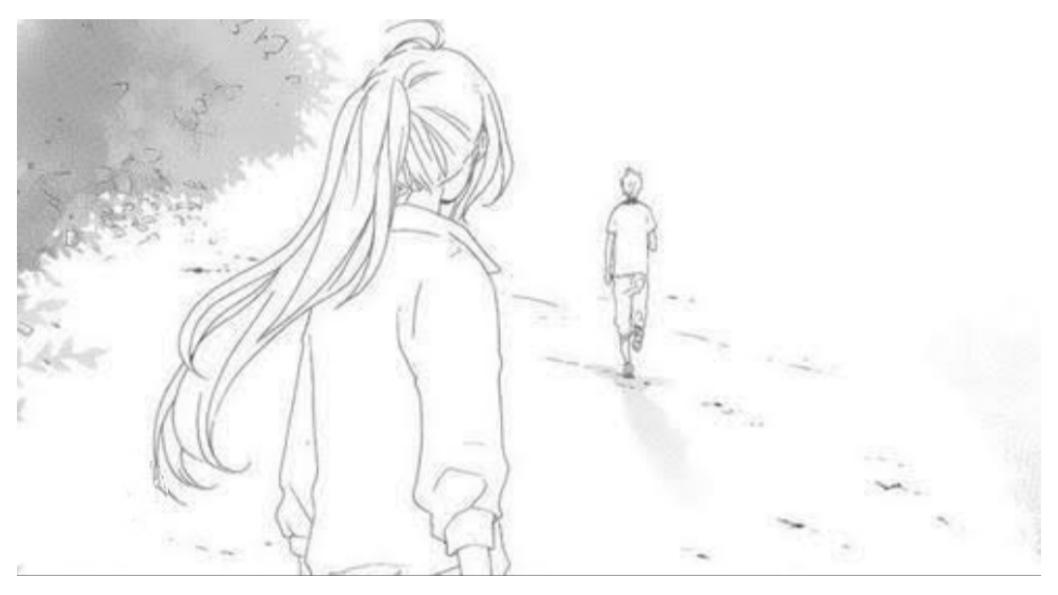 Girl Watching Her Crush Leave Unrequited Love Heartbreak