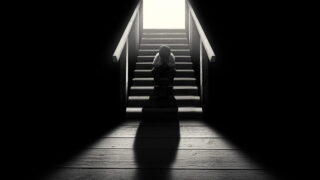 Hd Wallpaper Sad Little Boy Is Sitting On Steps Depression