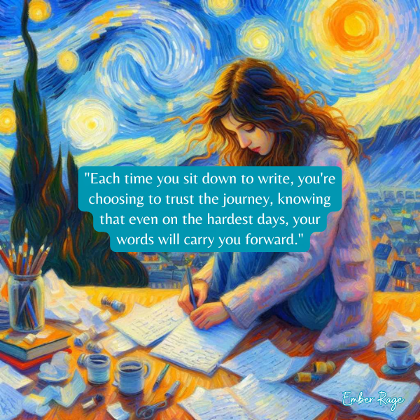 How To Stay Motivated In Writing— Even On Your Hardest Days Quotes Ember Rage