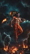 Lord Hanuman 3d Art With Animation