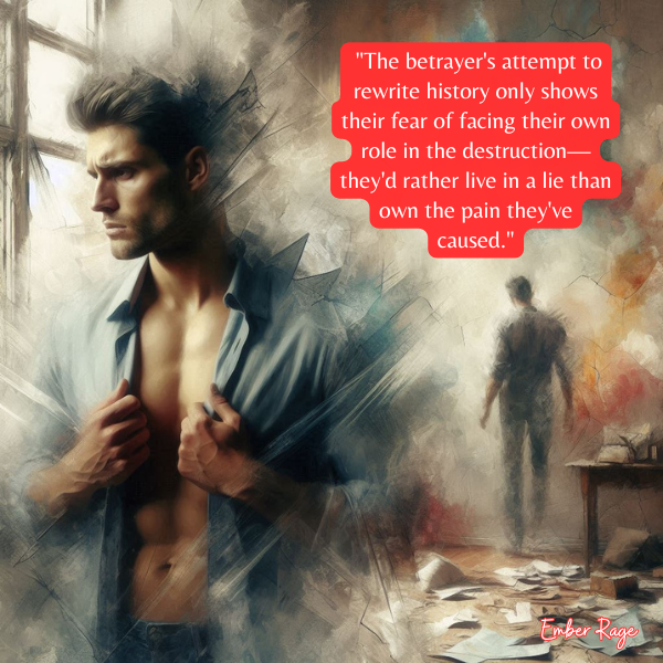 Why Betrayers Rewrite History To Avoid Responsibility Quotes By Ember Rage