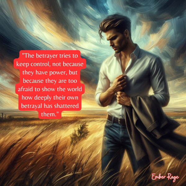 Why Betrayers Try To Control Everything To Hide Their Pain Quotes By Ember Rage
