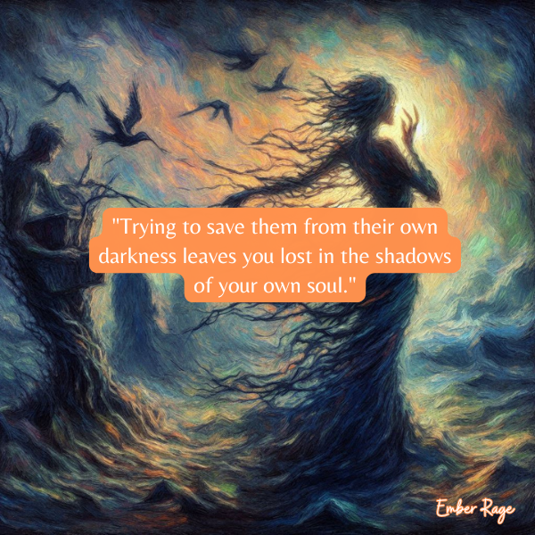 Why Constantly Trying To Fix Them Leaves You Emotionally Drained Quotes By Ember Rage