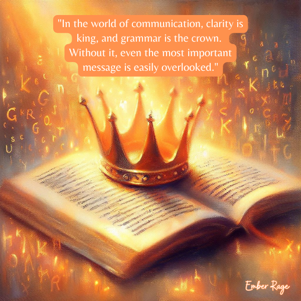 Why Good Grammar Delivers Your Message Clearly Quotes By Ember Rage