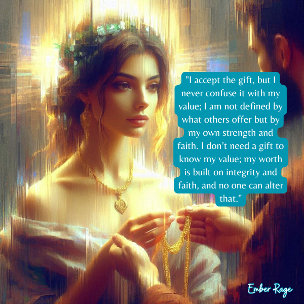 Why I Accept Gifts Without Letting Them Define My Value Quotes Ember Rage