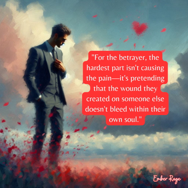 Why The Betrayer Hides Their Pain Within Quotes By Ember Rage