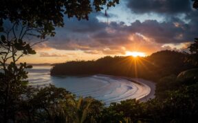 Ai Take Dramatic Beach Sunset Scene 1