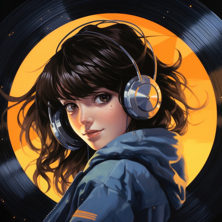 Anime Character Listening Music 23 2151103372 (1)