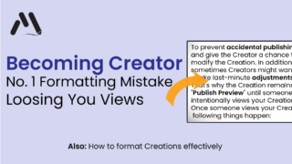 Becoming Creator Formatting