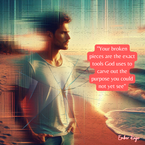 Why Your Broken Pieces Are God’s Tools For Your Purpose By Ember Rage